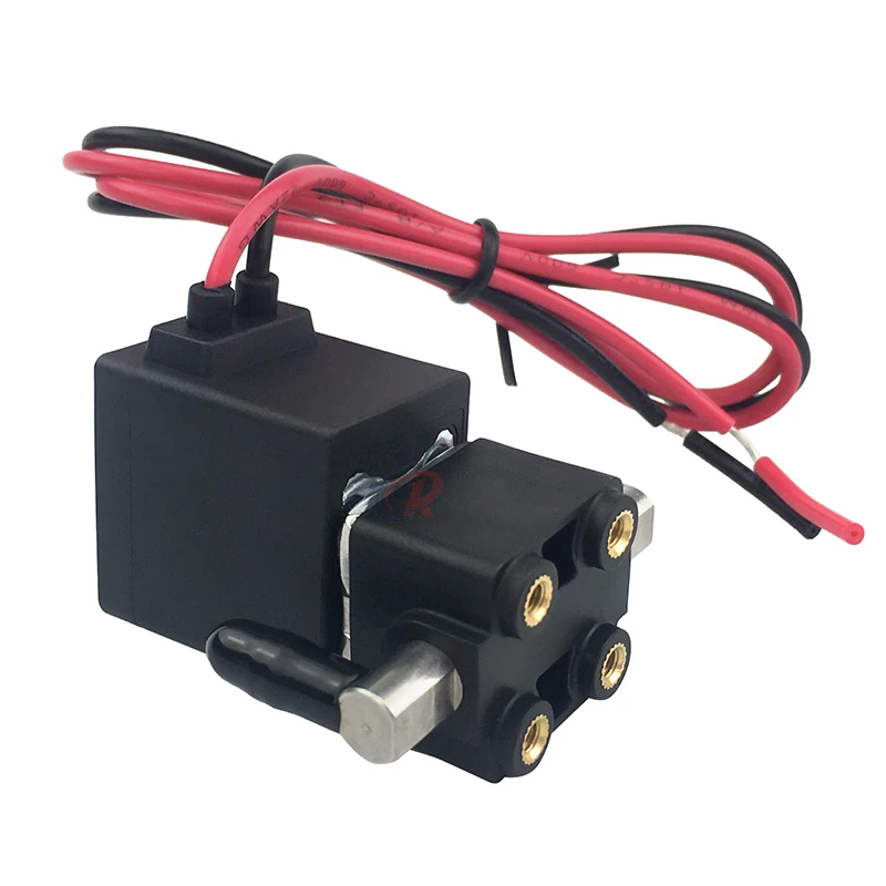 1pcs SS 0-3bar 4.8W 24V 2 Way UV Solenoid Valve for Aojet Flora Kingt Inkjet Printer Good Quality UV Ink 3 Way Solenoid Valve