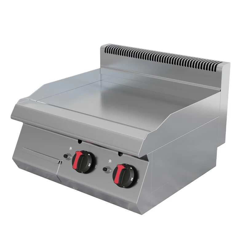 TLF Plancha de encimera comercial de gran venta, cuerpo de acero inoxidable, temperatura constante para restaurantes especiales de hôtels de carne