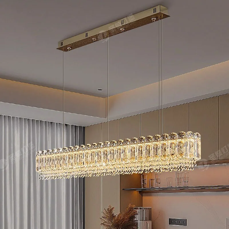Luxury Drop-shape Crystal  living room chandelier for dining room lamp,ceiling indoor lighting home decoration