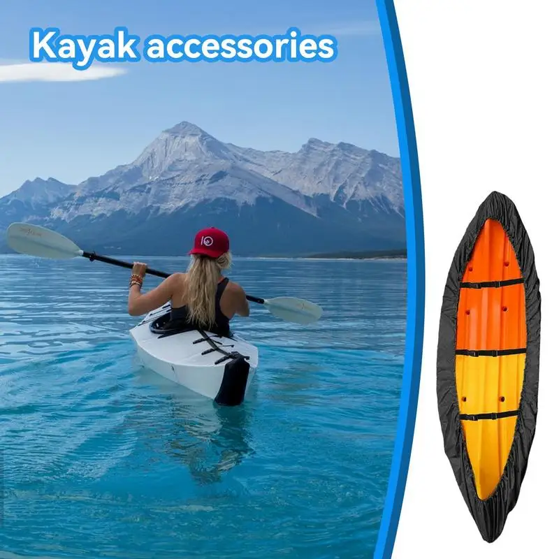 Kayak Covers UV Protection Canoe Cover Waterproof Oxford Kayak Accessories Dust Cover Sunblock Shield