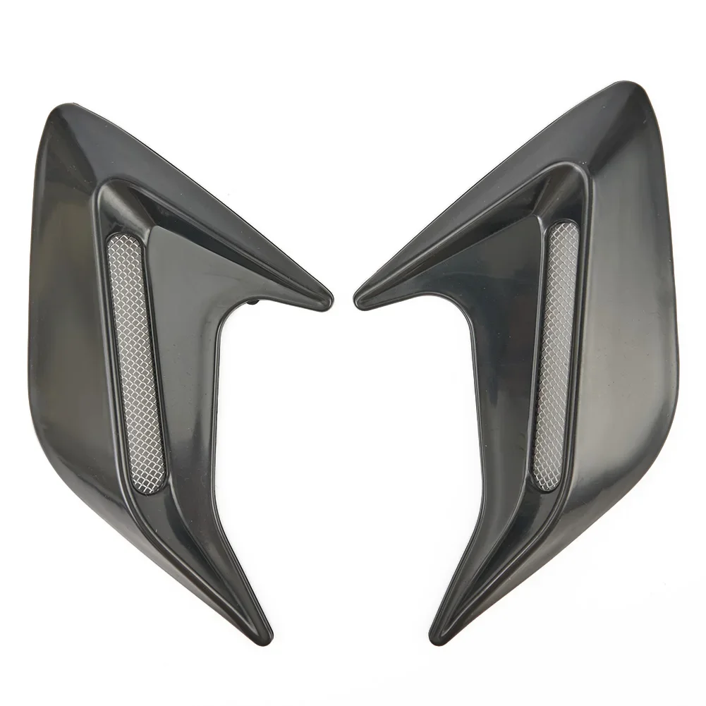 Beautiful Brand New High Quality New Replacement Fender Part Side Tool Stickers Trim Vent ABS Accessories Black
