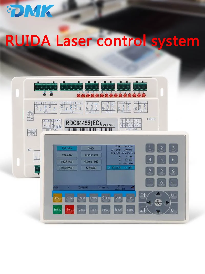 Ruida RDC6442 laser motion control card CO2 engraving cutting machine 6445S color screen system RUIDA motherboard