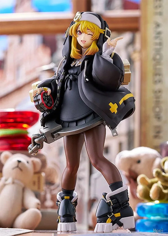 Original GUILTY GEAR STRIVE Bridget STRIVE BLACK Suit Anime Figure Toys PVC Model Collection Birthday Gift