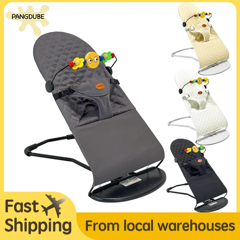 PANGDUBE Baby Bouncer Portable Bouncer Seat for Babies Ergonomic Design Baby Reclining Chair Baby Bassinet for Infants Recliner