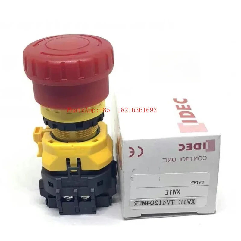 Limited Offer Limited Offer XW1E-TV412Q4MFR Emergency Stop Button Switch IP65 Protection 24V LED