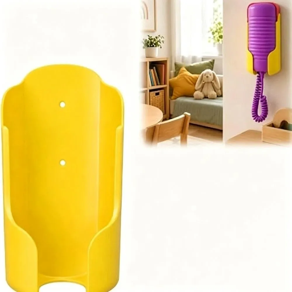Anti-Drop Wall Mount Bracket Universal Fit Fixed Base Telephone Receiver Lock Buckle Anti-Slip Wall Hanging Fixed Base Bracket