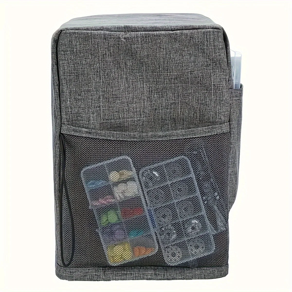 Gray Household Sewing Dust Cover Set Sewing Tools Storage Bag for One Pack