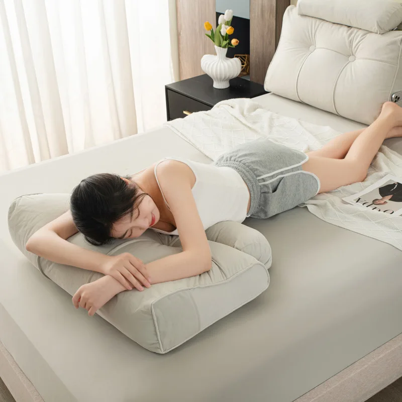 Bed Rest Pillow Lamb Velvet With Headrest Headboard Cushion Bolster Bed Backrest Headboard Soft Cushion Comfortable Home