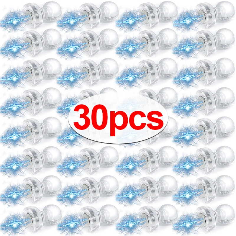 Super Strong Magnetic Pushpins Transparent Magnet Neodymium Push Pin Sucker Thumbtack for Refrigerator Whiteboard Office Tools