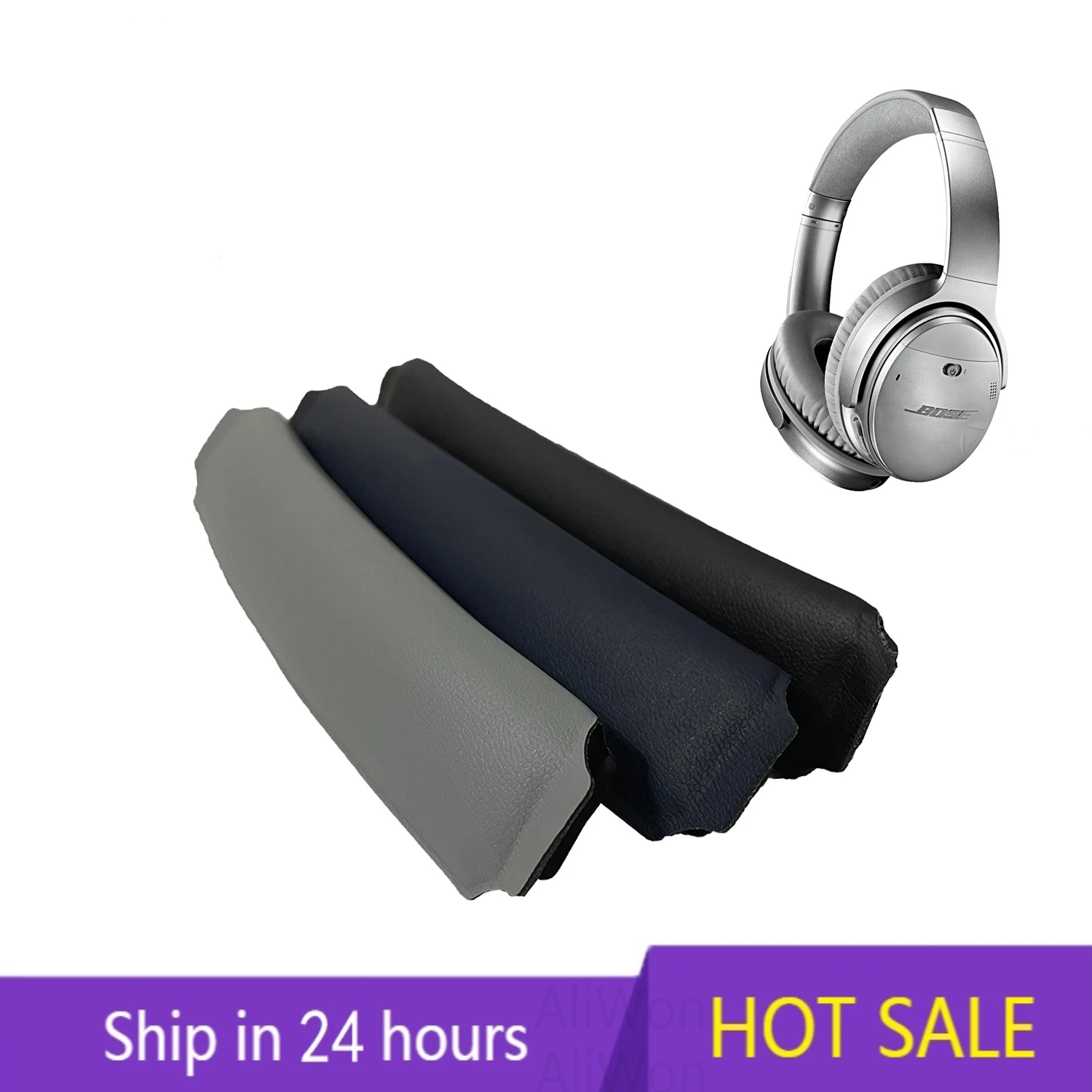 Zestaw słuchawkowy Headbeam zamiennik pałąka dla Bose Quiet Comfort QC25 QC35 QC35II pętla słuchawek opaska na głowę poduszka części zamienne pad