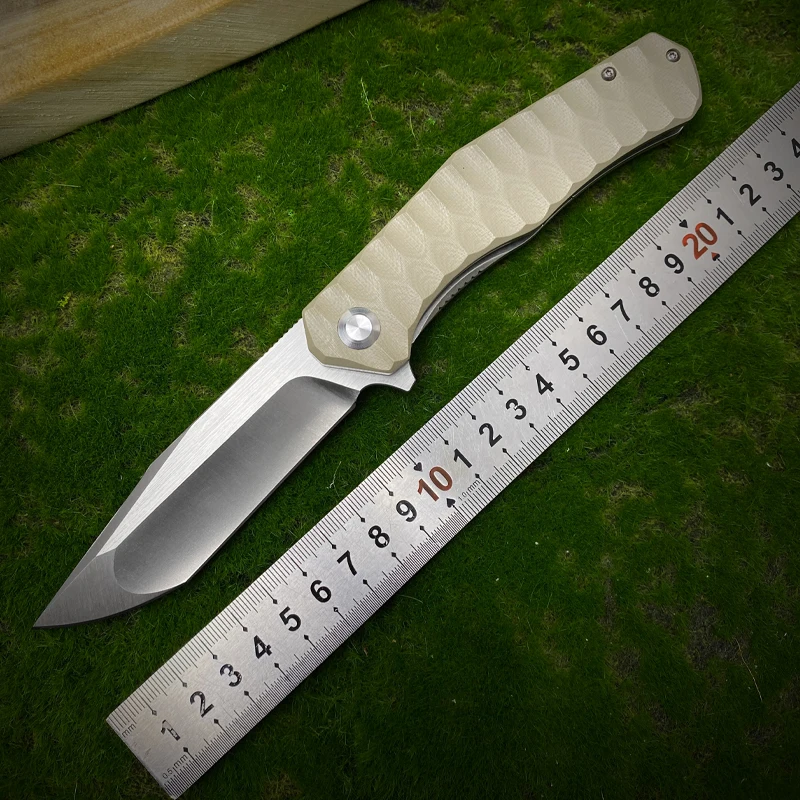 

Складной нож из стали D2, карманный тактический Клинок с рукояткой G10, для повседневного использования, туризма, скалолазания, выживания