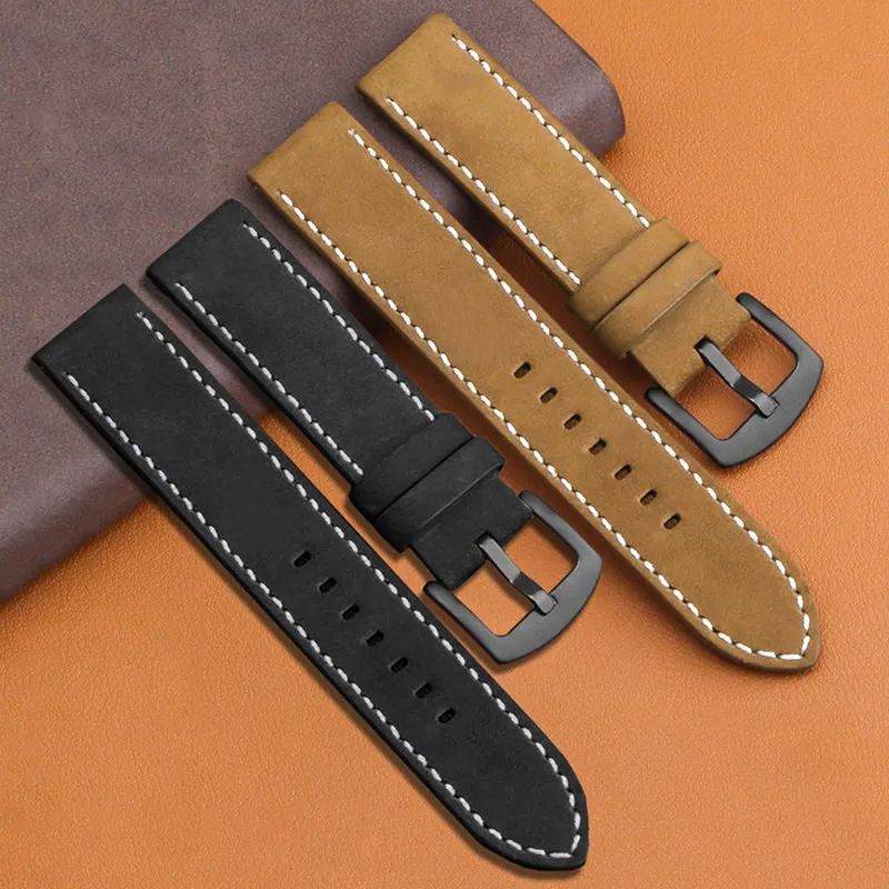 Suitable for Timex T49905 T49963 Series Matte Leather Watch with Soft and Durable Watch Chain 20 22mm