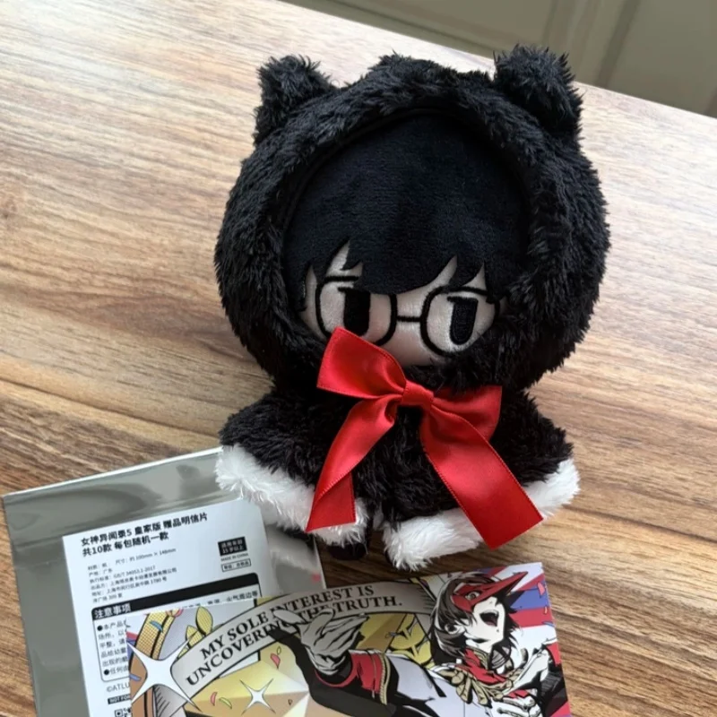 

Tapioca Persona 5 Royal Plush Doll Anime Merchandise Soft Stuffed Hooded Cape Plush Toy For Anime Fans Home Room Decoration Gift