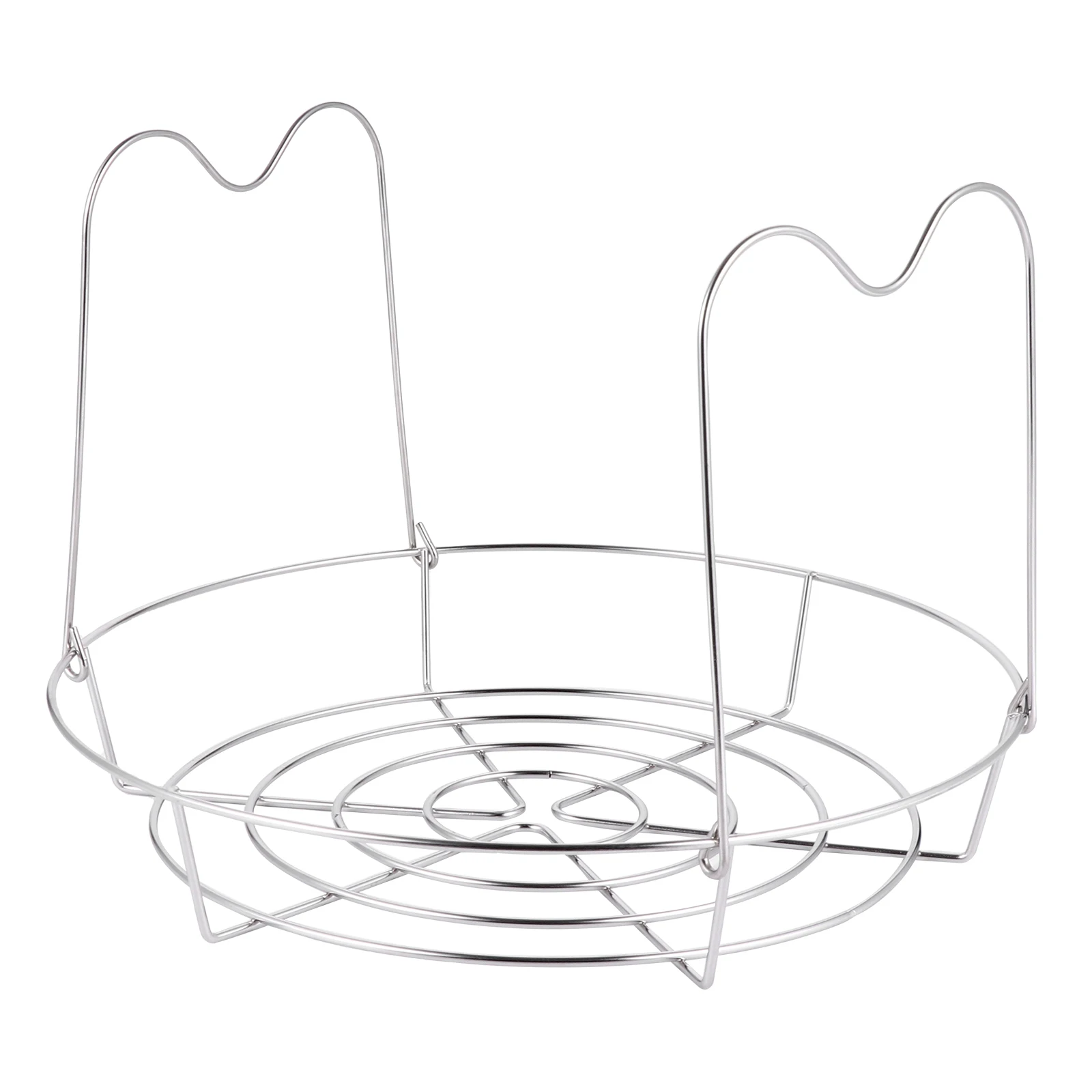 

Stainless Steel Canning Rack Large Space Foldable Kitchen Storage Jar Basket Premium Material Non Slip Cooling Baking Utensil