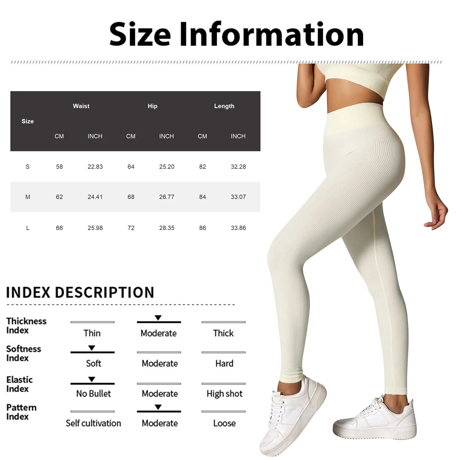 Ribbed Yoga Leggings Sports Tights Women Seamless Knit Yoga Pants White Femme Gym Leggings Skinny Workout Fitness Push Up