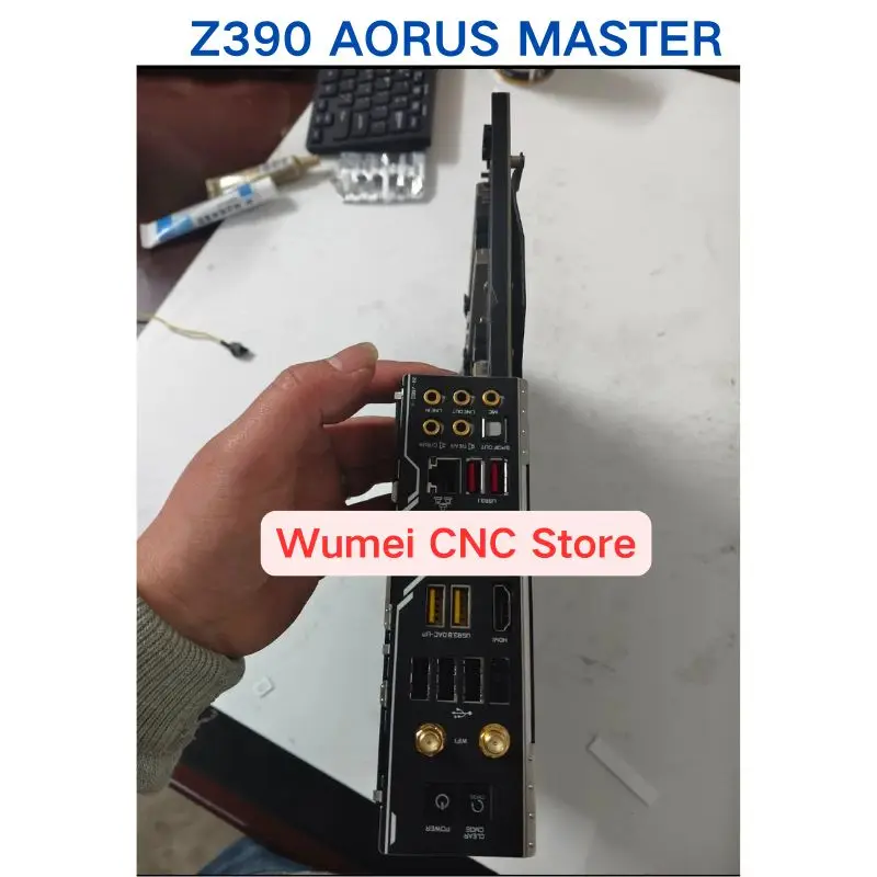 Second-hand test OK Z390 AORUS MASTER Motherboard 128GB HDMI M.2 SATA3.0 LGA 1151 DDR4 ATX Z390