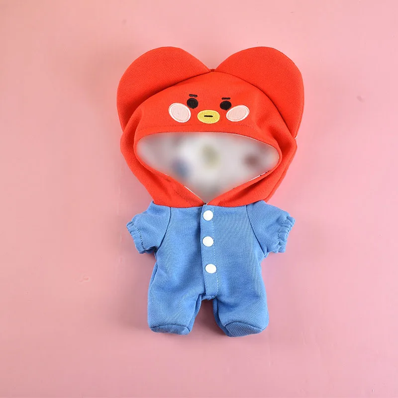 Anime Cartoon Bt21 Tata Cooky Chimmy Doll Clothing Y2K Creative New Plush Toys Clothes Accessories Gifts for Friends