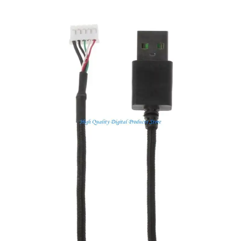 

U2JE USB Soft Mouse Cable for DeathAdder Game Mouse Line Replacement Wire