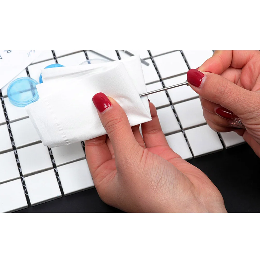 2Pcs Metal Nail Stirring Rod Nail Art Picker Durable Stainless Steel Mixing Tool for Gel Polish Acrylic Powder Manicure