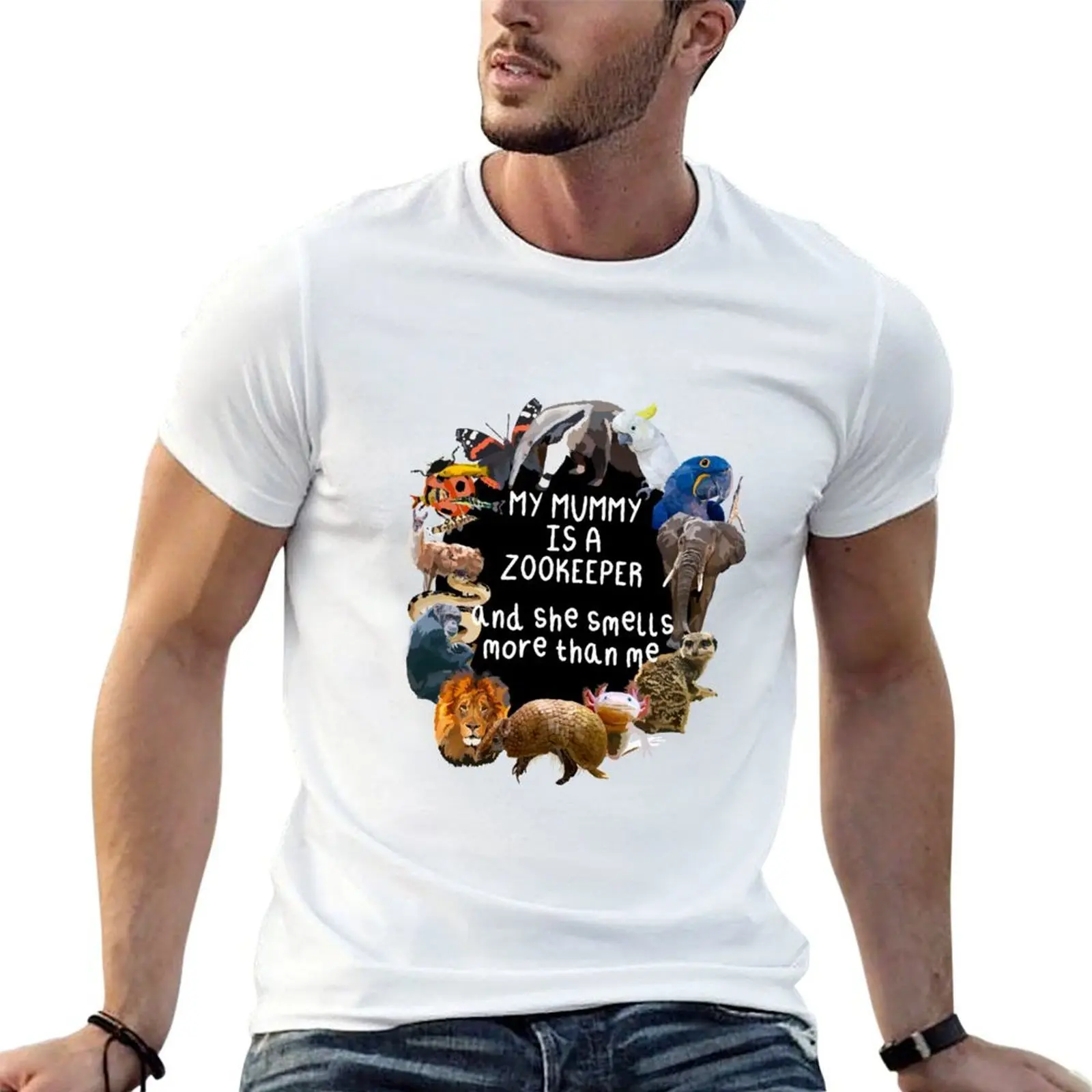 

Mummy Zookeeper T-Shirt t shirts cotton 100% funny t shirts cotton T-Shirt