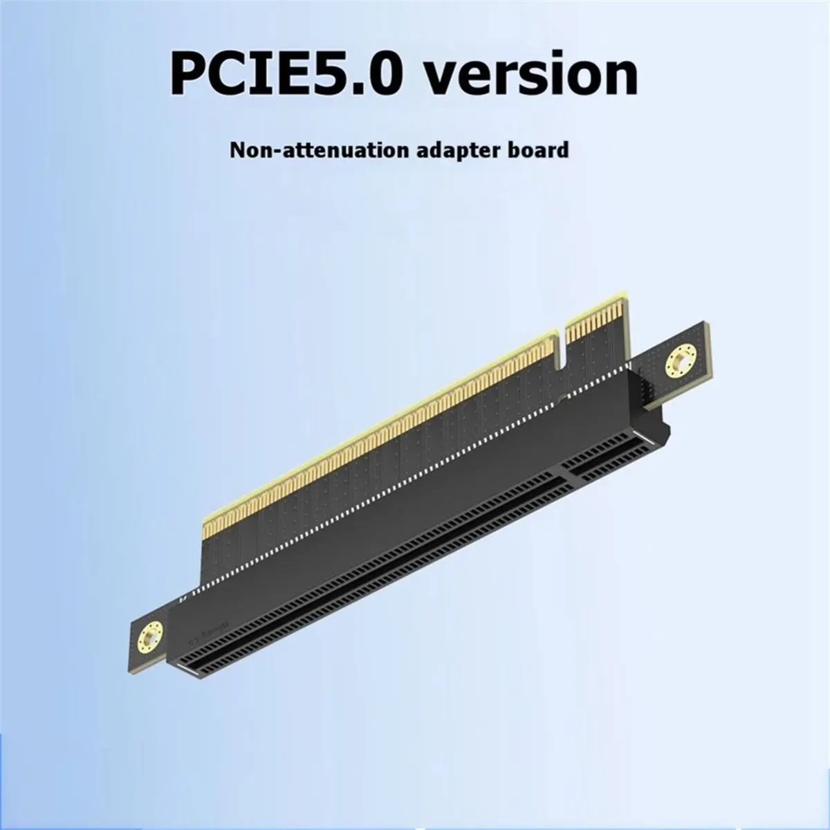 giftnew PCIe 5.0 X16 Graphics Card Tester Adapter Board 32GT/S 64Gb/S 5U Immersion Gold Finish for AI Artificial Intelligence