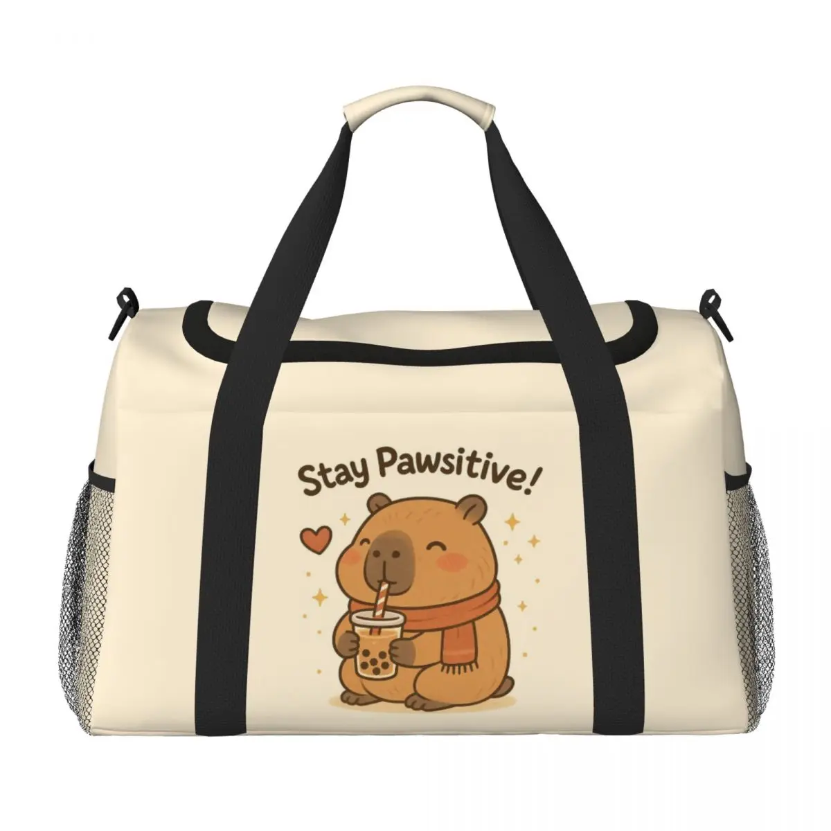 

Cute Capibala Large Hand bags,Short Trip Business Trip Carry bag,Women Sport Duffle Bag Travel Handbag