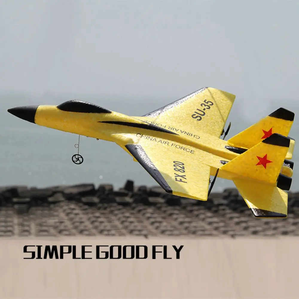 FX-620 SU-35 RC Remote Control Airplane 2.4G Remote Control Fighter Hobby Plane Glider Airplane EPP Foam Toys RC Plane Kids Gift