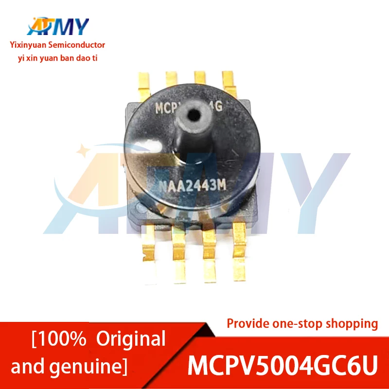 

1piece MCPV5004GC6U MEMS Micro Pressure Sensor Analog Output 0-3.92KPA Liquid Level Gauge for Ventilator