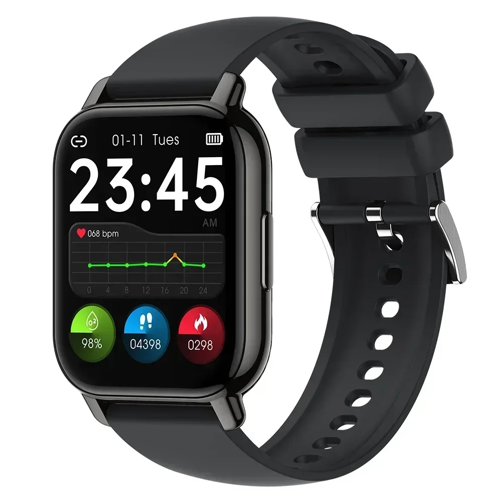 SmartAurora  smart watch P66 Bluetooth smart call watch, one-click connection music playback, heart rate, various sports modes