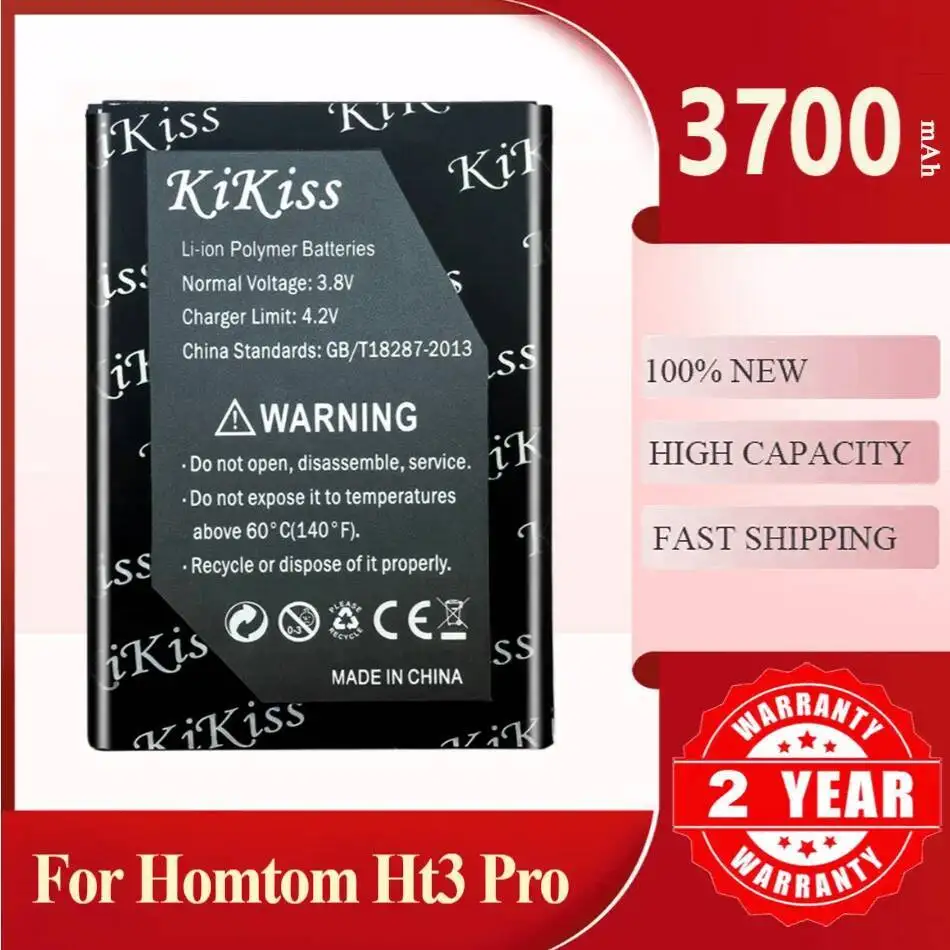 

Аккумулятор Kikiss HT3 емкостью 3700 мАч для Homtom Pro