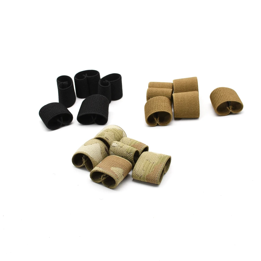 

5Pcs 25Mm / 38Mm Tactical Webbing Tie Tape Elastic Fixed Buckle Elastic Belt
