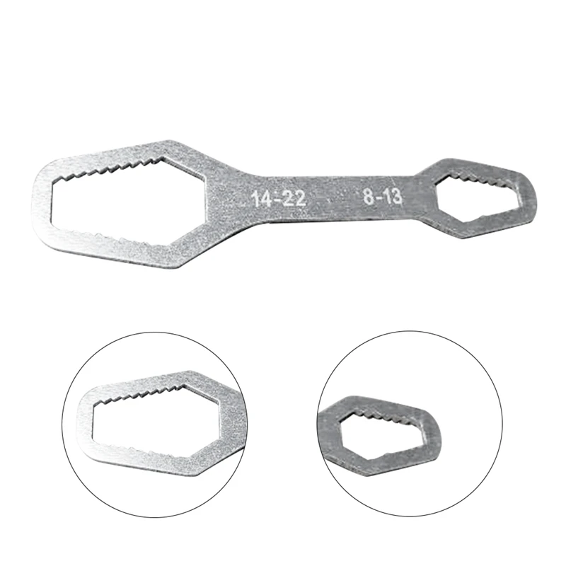 8-22Mm Universal Torx Wrench Self-Tightening Adjustable Glasses Wrench Board Double-Head Torx Spanner Hand Tools Easy To Use