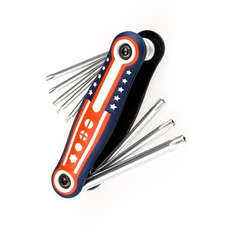 Compact Bike Multitool 8 in 1 Klappschraubendreher für die Notfallwartung