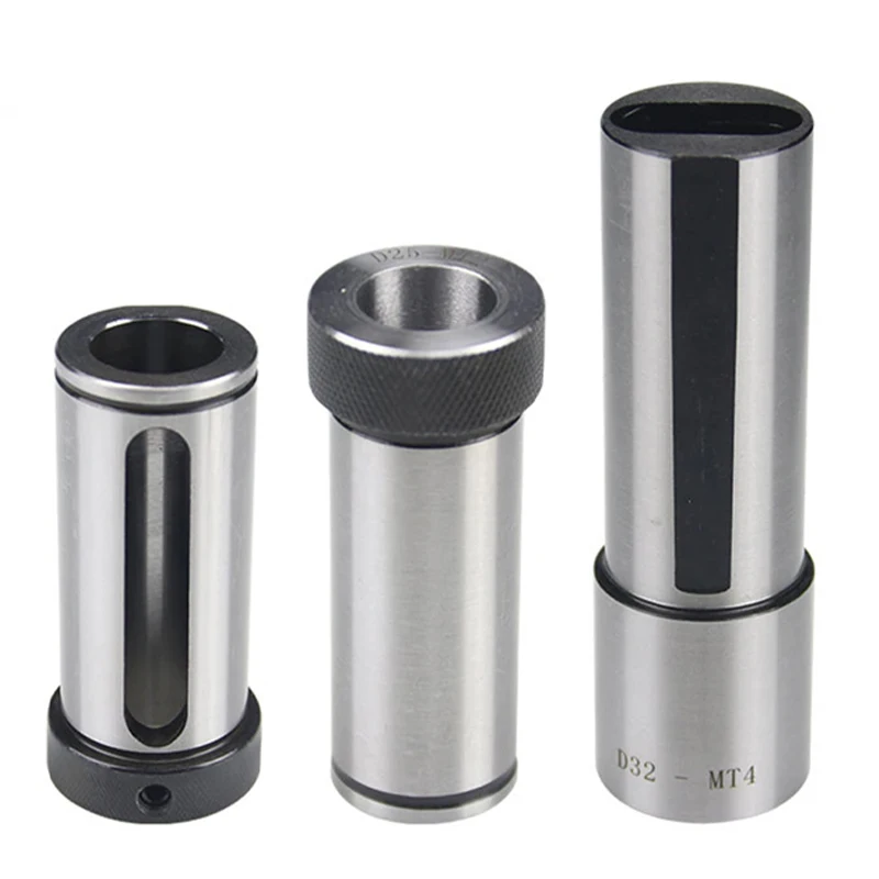 CNC Tool Holder Guide Bushing D20-40mm Inner Diameter 5-32mm MT1 MT2 Taper for Lathe Tool Magazine 1pcs
