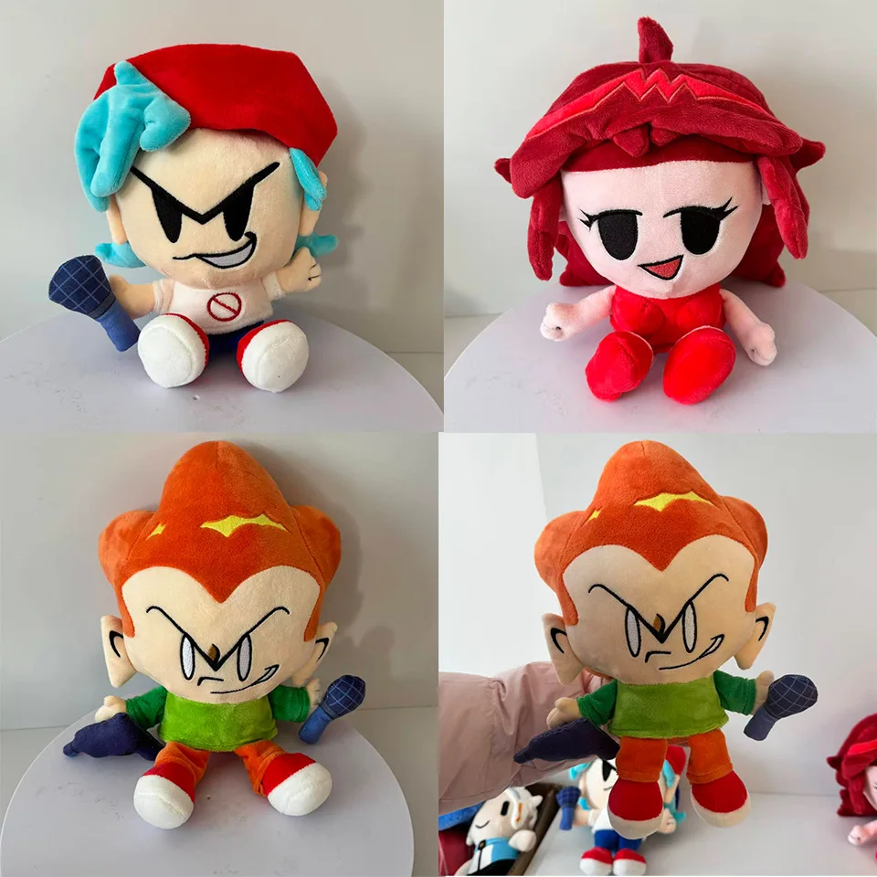 New FNF Nene Pico Darnell Plush Doll Friday Night Funkin Soft Stuffed Toy Game Character Cushion Gift Hot
