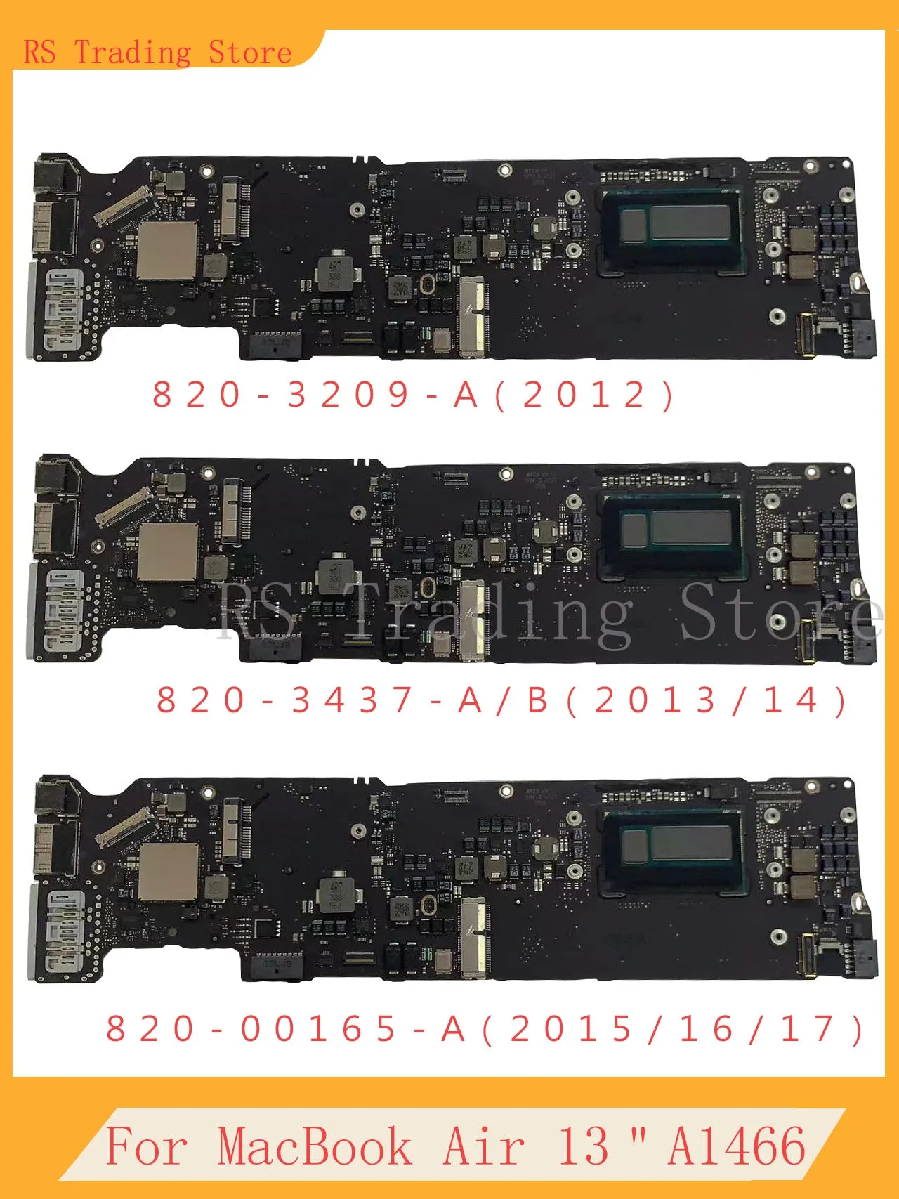 

For MacBook Air 13” A1466 Logic Board 820-3029-A 820-3437-A/B 820-00165-A Original A1466 Motherboard