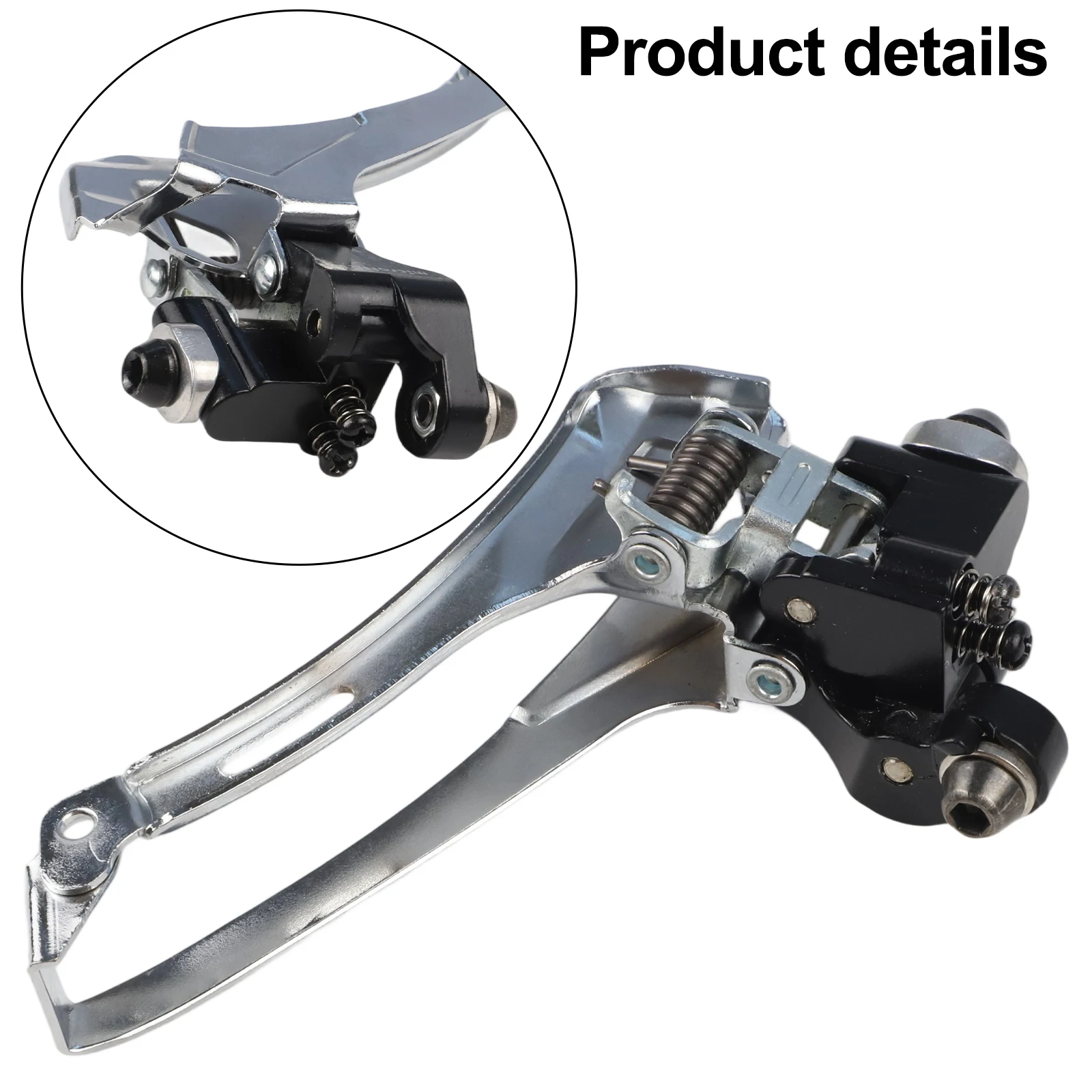 

Road Bike Front Derailleur Direct Mount Type Pull Down Design for 2x7 11 Speed Drivetrain Aluminium Alloy Steel Material