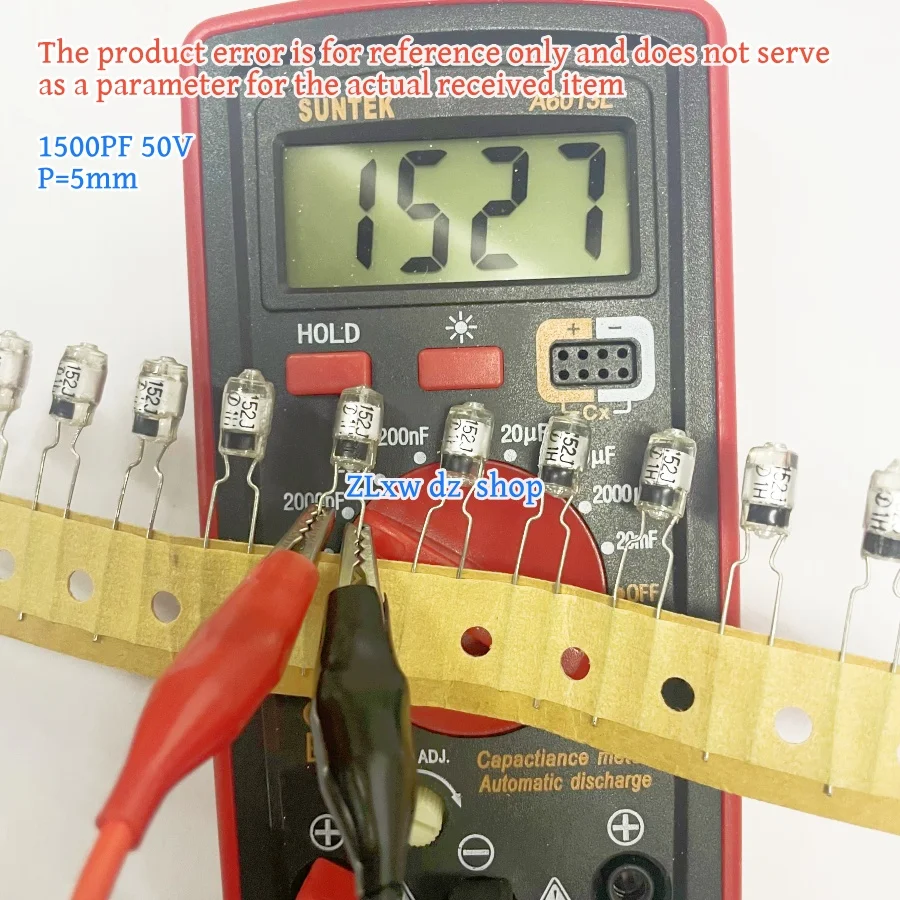 10PCS 180PF 390PF 510PF 1500PF 2700PF 5%10% polystyrene FILM capacitor 152J 1H 272J 1500PF 2700PF 50V 391j 511j 1.5nF 2.7nF P5mm