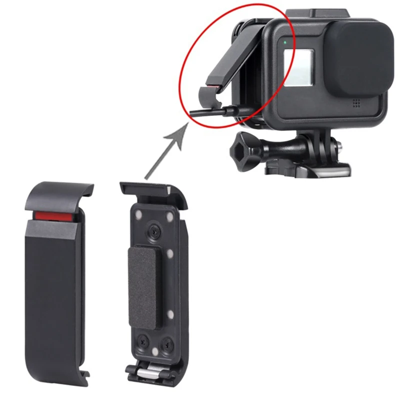 For Gopro HERO8 Black Metal Side Cover - Camera Repair Spare Part, Durable Replacement Accessory