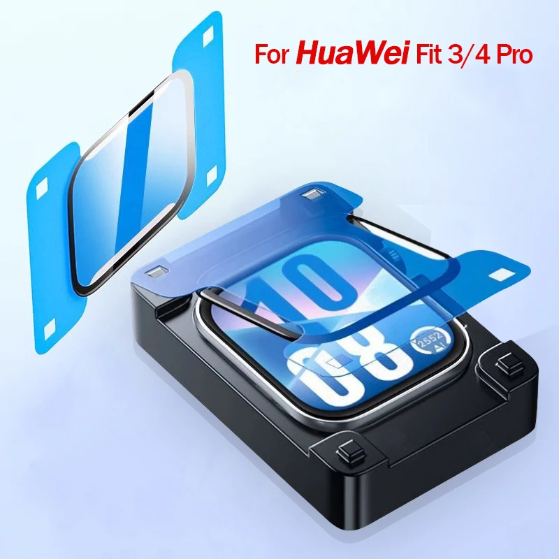 1-5pcs Film for Huawei Watch Fit 5 Pro 3D/HD Hydrogel Easy Installation Kit + Curved Screen Protector for Huawei Watch Fit 5/4/3