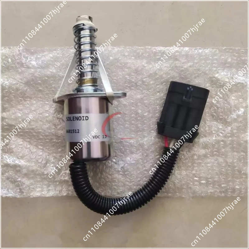 Loader 12v stop solenoid valve 6681512 S160 S175 S185 S220 S300 S330 S450 S510 S530 S550 S570 S590