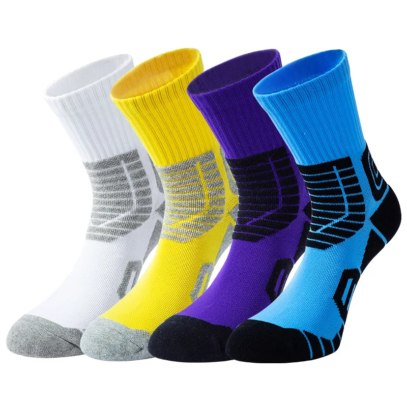 

Soft Breathable Football Socks for Men and Women, Sports Socks, Thickened Towel Bottom, Cycling Socks, Soccer Socks