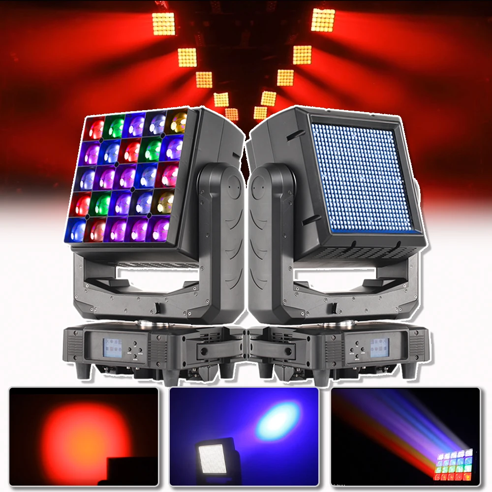 

LED 25x40w With 576x0.2w RGBW Light Beam Strobe Washing Moving Head Artnet RDM Stage Effect Concert Nightclub Bar Disco DJ Light