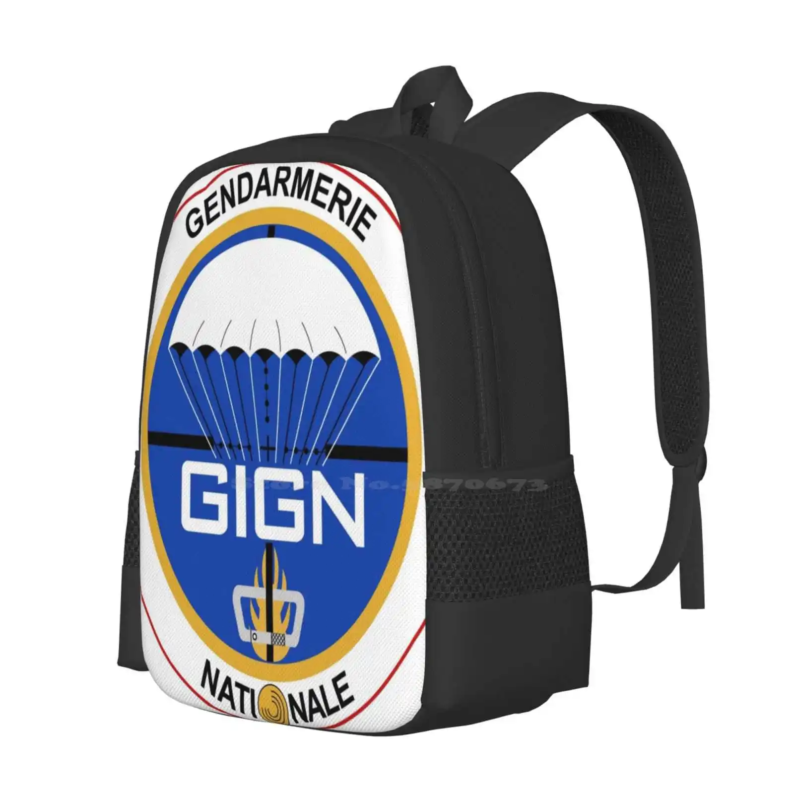 Gign France Special Forces School Bags For Teenage Girls Laptop Travel Bags Gign France Specialforces Army Military Tops