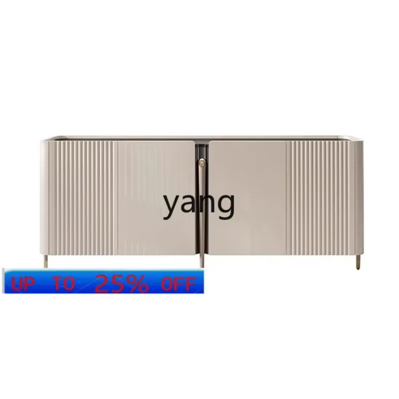 LMM light luxury luxury stone modern simple storage porch cabinet against the wall restaurant storage tea cabinet
