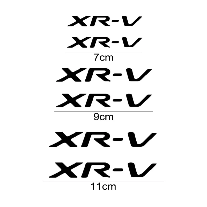 Vinyl XR-V Decals Car Caliper Cover Styling for Honda XRV Logo CIVIC HRV Stream FIT City Elysion VETC Insight Type S VEZEL