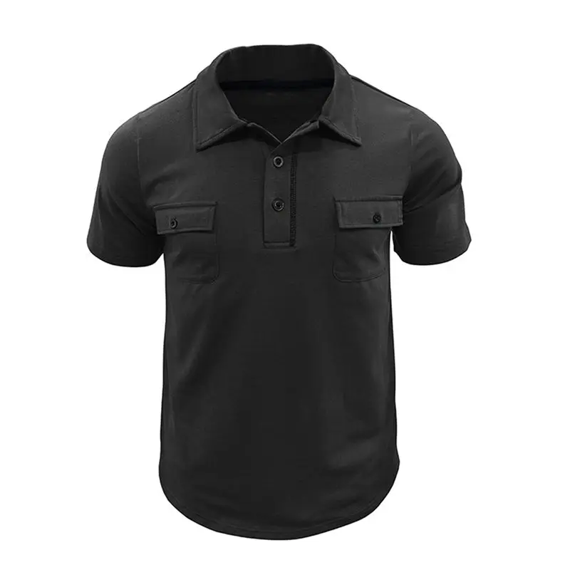 chemises-a-manches-courtes-a28f-pour-hommes-t-shirt-de-golf-decontracte-anti-humidite-coupe-ajustee-basique-avec-poche