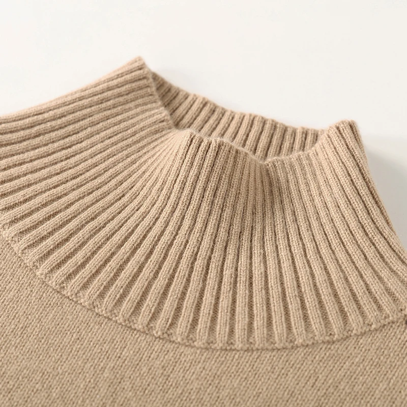 Turtleneck Sweater Women High Quality100% Cashmere Warm Winter Office Lady  A-straight Tops Women 2022  Long Sleeve Top Basic