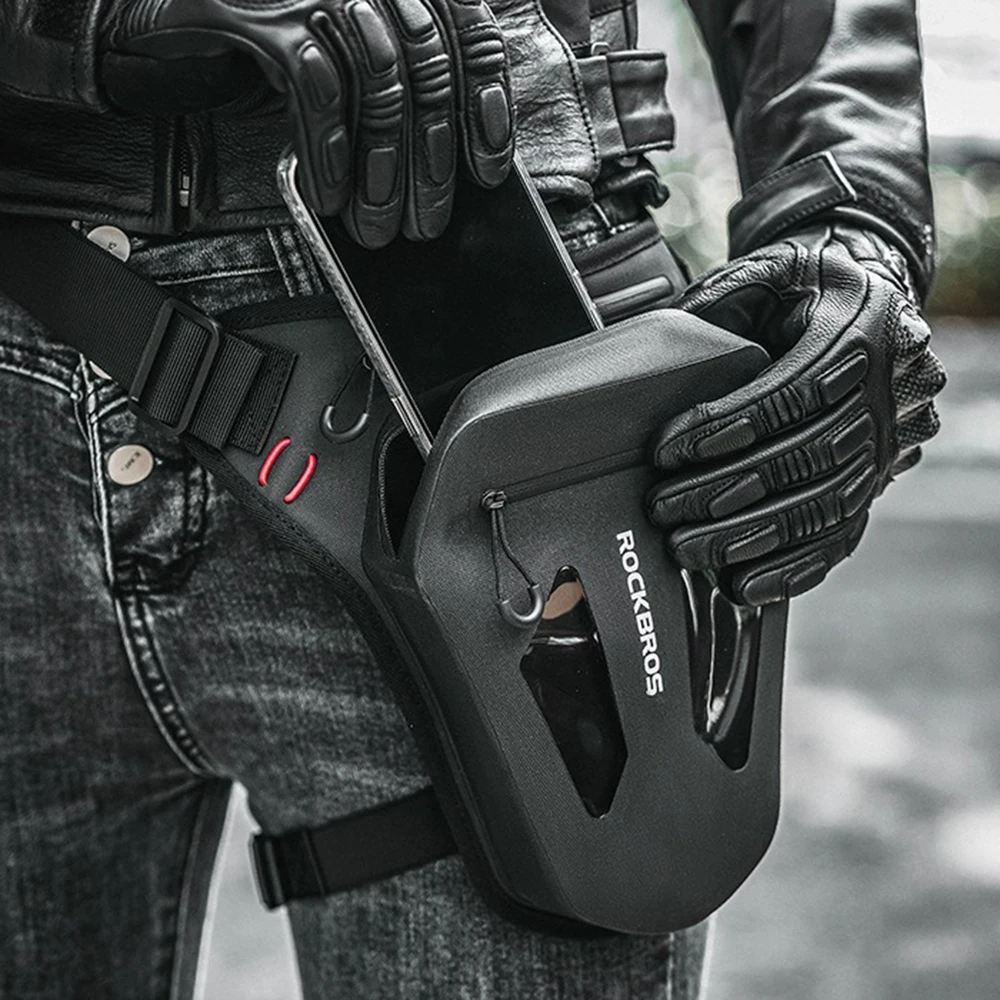 

ROCKBROS Adjustable Multifunction Motorcycle Leg Bag Waterproof Fanny Pack Unisex Tour Riding Equipment Bicycle Accessory 자전거용품