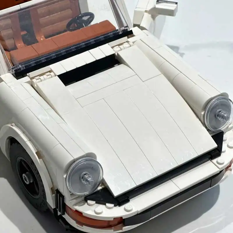 Modelo de coche Retro técnico, 1458 Uds., juego de bloques de construcción, Kit de modelo clásico de carrera 2 en 1 para adultos y adolescentes, juguetes DIY, regalo de Navidad